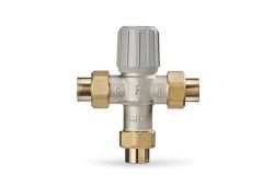 Honeywell AM100-US-1LF/U 1/2 inch Adjustable Thermostatic Mixing Valve Lead-Free