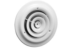 6" Ceiling Diffuser, White, Round