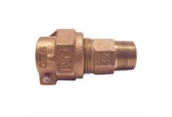 3/4" Bronze Pack Joint Adapter, Lead-Free, Copper x Male