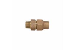 1" Bronze Pack Joint Coupling, Lead-Free, Flared x Male