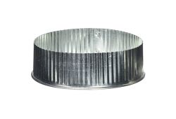 3" Smoke Pipe Furnace Duct Tee Cap, 26GA