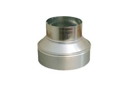 8" x 5" Smoke Pipe Duct Reducer, Tapered, 26GA