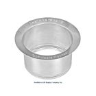 Extended Sink Flange for use with InSinkErator Garbage Disposals, Stainless Steel