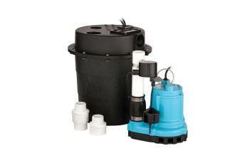 Submersible Utility Pump, Water Removal System with 15" Tank and 8' Power Cord