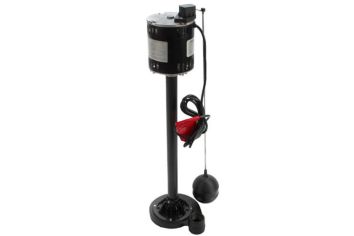 Zoeller Cast Iron Pedestal Sump Pump, Vertical Float Switch, 1/3 HP
