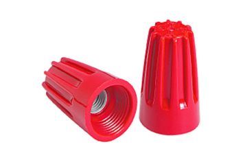 Electrical Wire Connectors, Red, Pack of 100