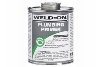 1 Pint Pipe Primer for PVC & CPVC, Clear