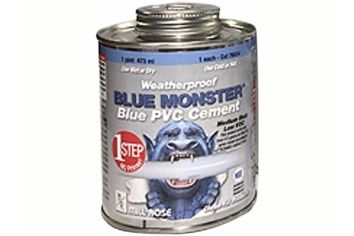 16 oz. Blue Monster 1 Pint 1-Step PVC Cement (Blue)