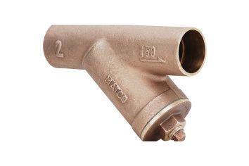 1" Bronze Lead Free Y-Strainer with Brass Plug