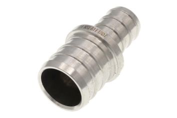 3/4" x 1/2" Stainless Steel PEX Coupling