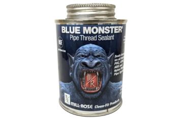 Blue Monster Drain Banger, pipe thread compound, 1/4PT