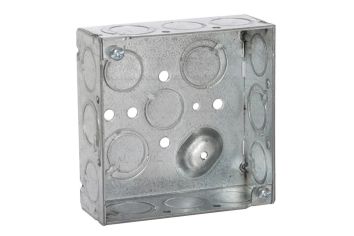 4" X 1-1/2" Outlet Welded Square Box