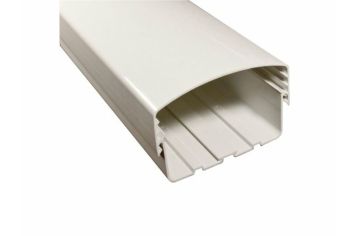6-1/2' Plastic Line Set Cover Duct, White