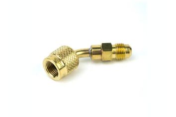5/16" x 1/4" Female Quick Coupler, Male Flare with Schrader Core in Male End