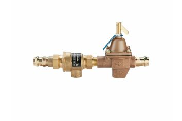1/2" Combination water feeder & backflow preventer (Combination 1156F - 9D), ‎Bronze, Press
