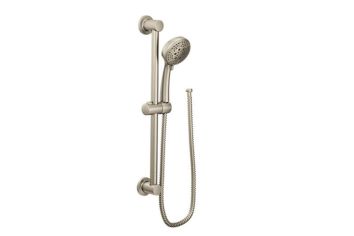 Multi-Function Hand Shower with 4 Spray Patterns Brushed Nickel