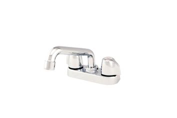 Gerber 49-244, Two-Handle Laundry Faucet, 6" Spout Hose Connections, Chrome, 2.2 gpm, Classics Collection