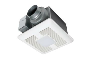 Ceiling Ventilation Fan with LED Light, Pick-A-Flow Speed Selector, 50-80-110 CFM