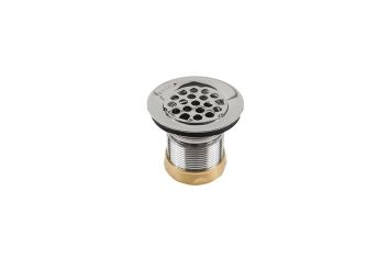 2" Stainless Steel Sink Strainer Basket with Lok-Nut, Stainless Steel