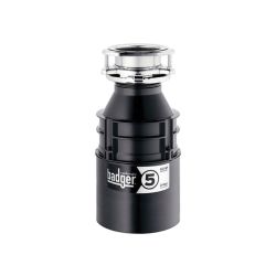 InSinkErator BADGER5, Continuous-Feed Garbage Disposal without Cord, Waterborne Gray Enamel, 1/2 HP